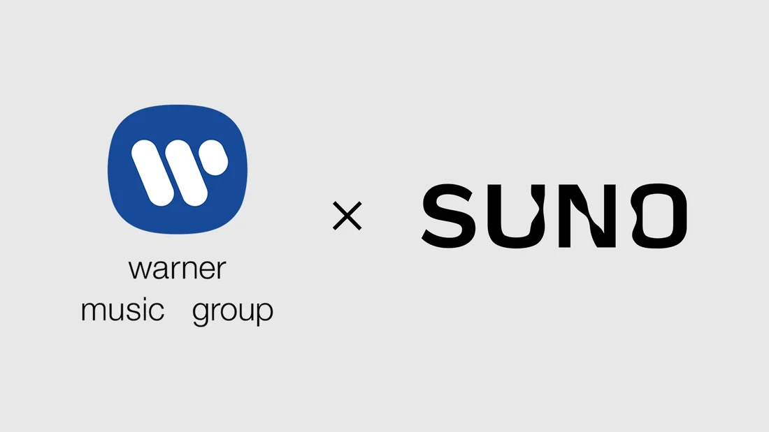 Visual for this record: Warner Music settled with Suno for a licensed platform